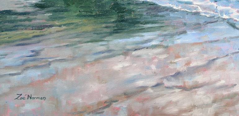 Original Impressionism Beach Painting by Zoe Elizabeth Norman