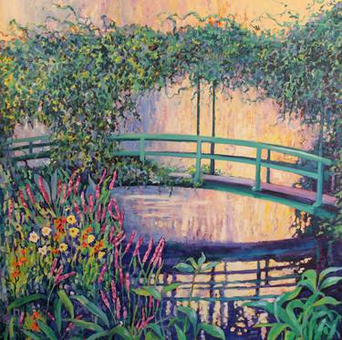 Print of Expressionism Garden Paintings by Zoe Elizabeth Norman