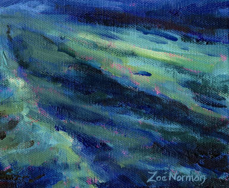 Original Expressionism Landscape Painting by Zoe Elizabeth Norman