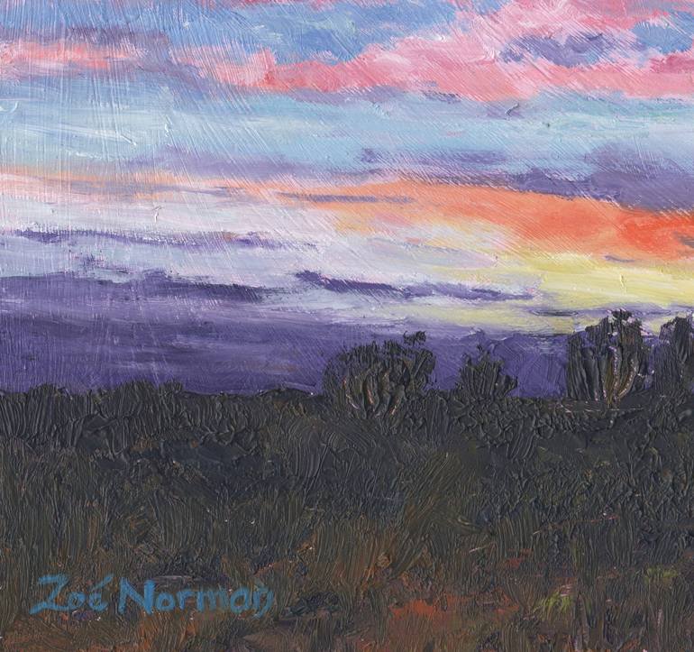 Original Contemporary Landscape Painting by Zoe Elizabeth Norman