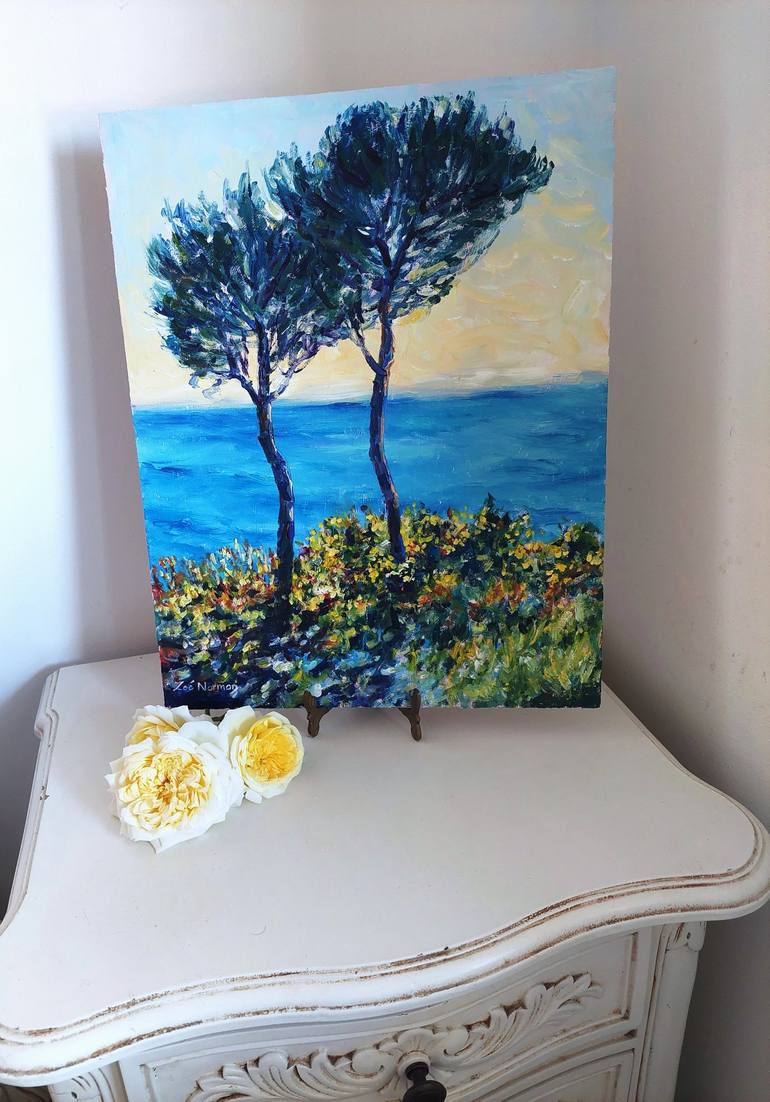 Original Contemporary Seascape Painting by Zoe Elizabeth Norman