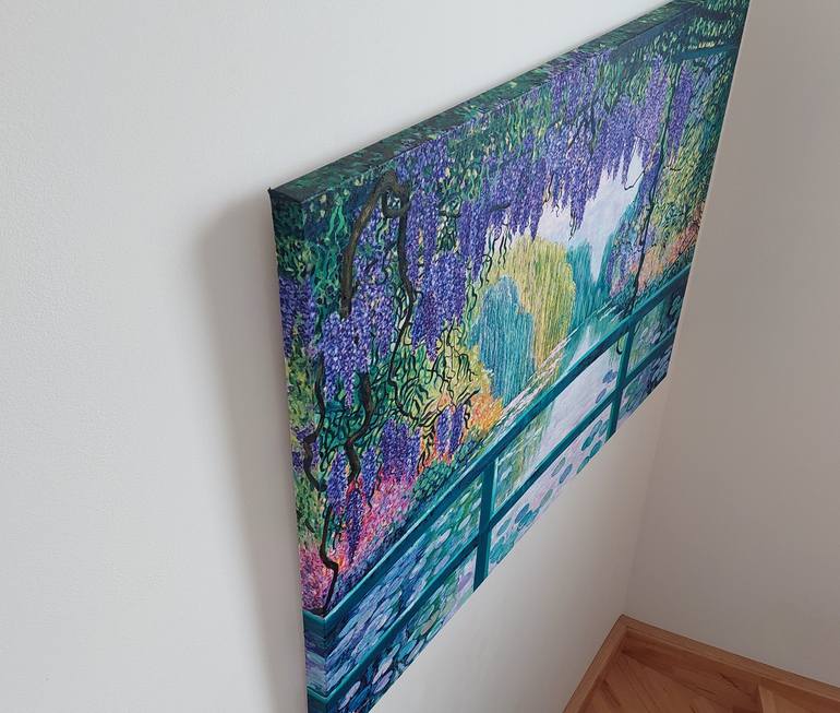 Original Garden Painting by Zoe Elizabeth Norman