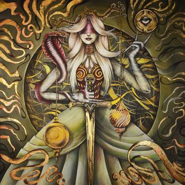 Original Surrealism Women Paintings by Małgorzata Bańkowska