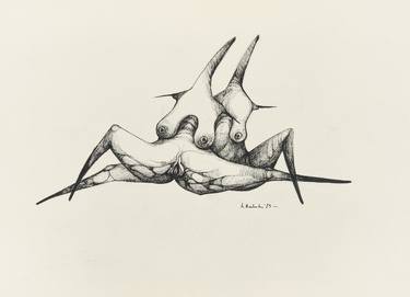 Original Illustration Erotic Drawings by Małgorzata Bańkowska