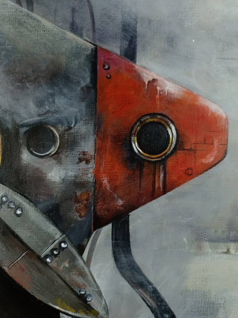 Original Surrealism Fantasy Painting by MałGorzata BańKowska