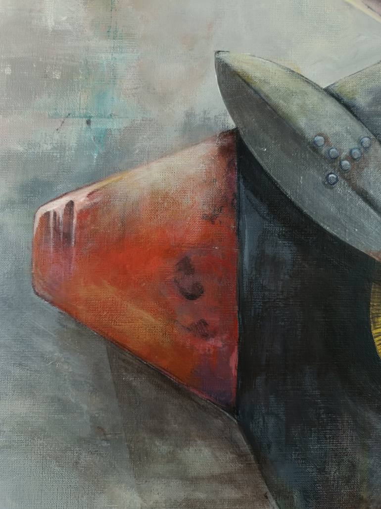 Original Surrealism Fantasy Painting by MałGorzata BańKowska