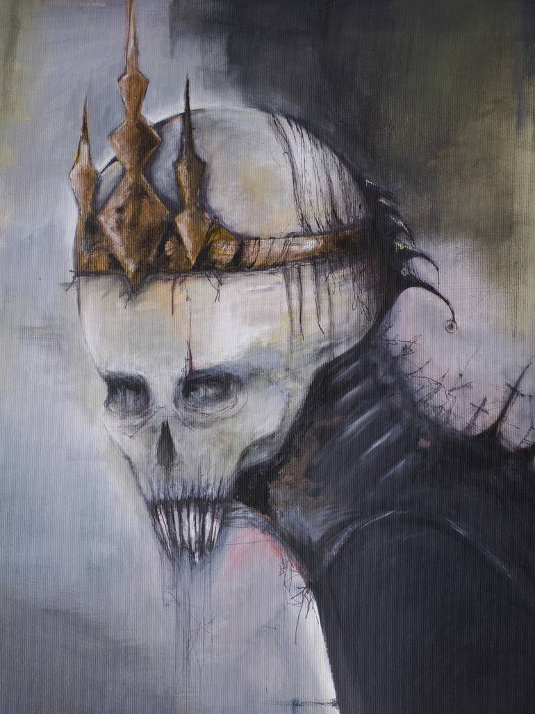 Original Surrealism Political Painting by Małgorzata Bańkowska