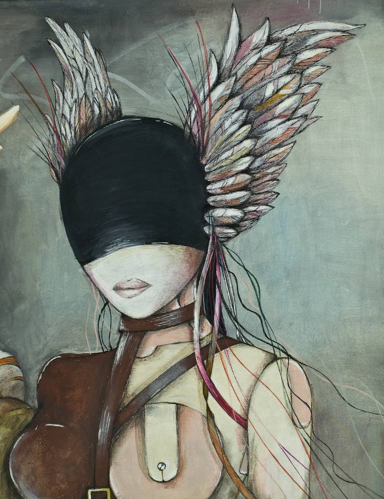 Original Surrealism Health & Beauty Painting by MałGorzata BańKowska