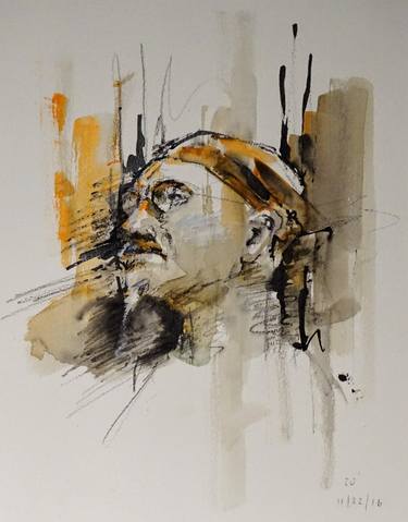 Original Modern Portrait Drawings by Eric Saint Georges