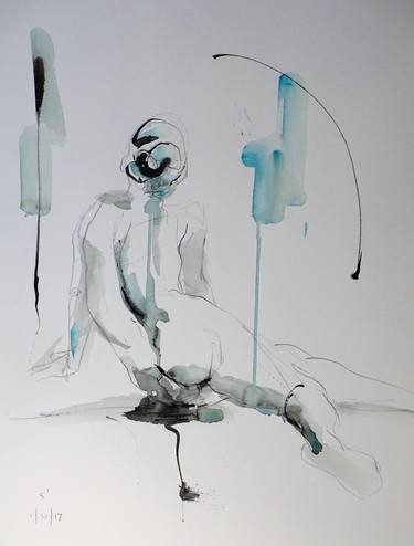 Original Figurative Nude Paintings by Eric Saint Georges