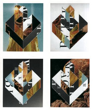 Original Modern Abstract Collage by Craig Ashby
