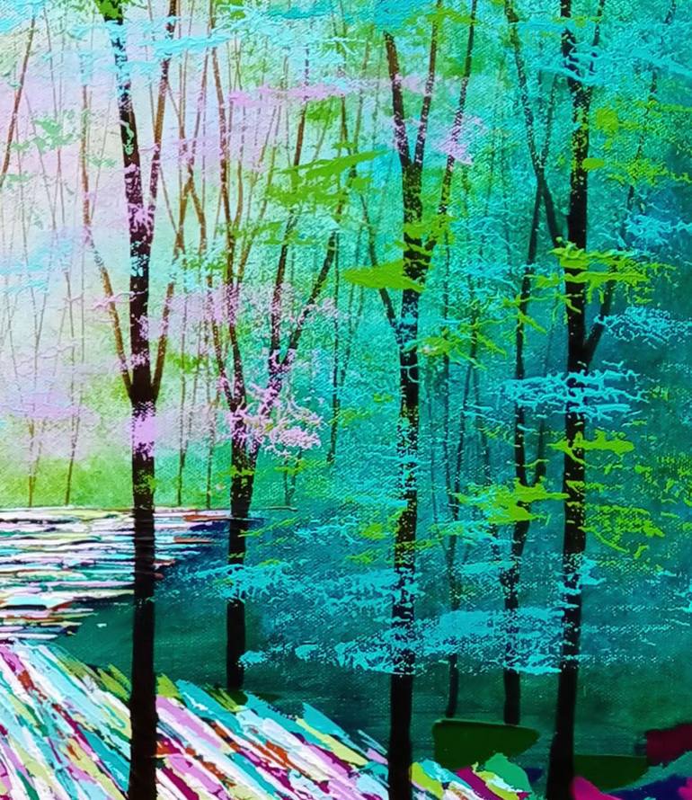 Original Contemporary Landscape Painting by Amanda Horvath