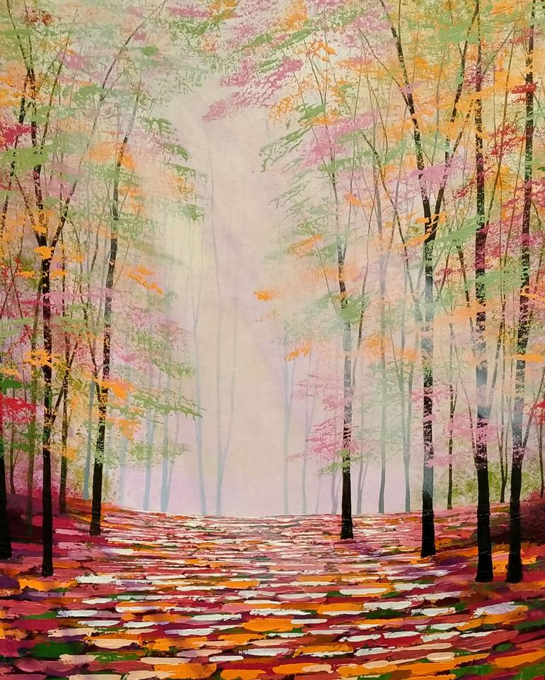 Original Contemporary Landscape Painting by Amanda Horvath