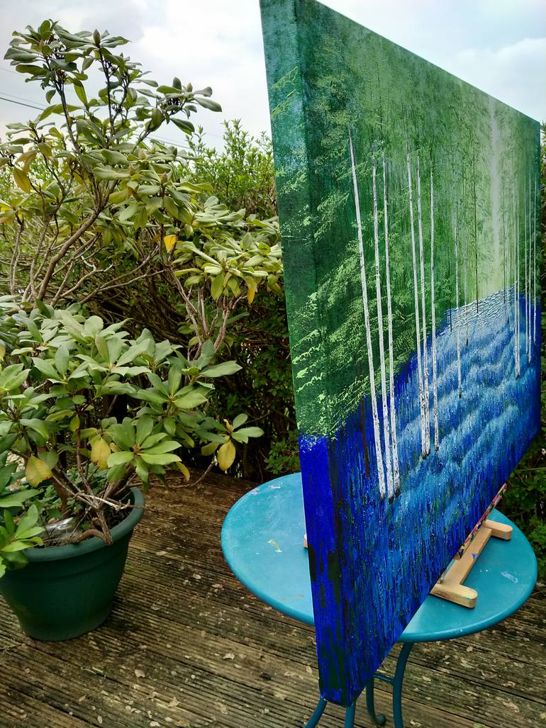 Original Impressionism Landscape Painting by Amanda Horvath