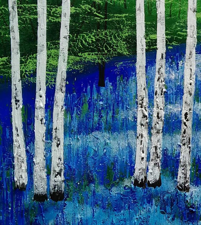 Original Impressionism Landscape Painting by Amanda Horvath