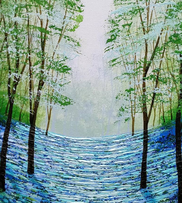 Original Impressionism Landscape Painting by Amanda Horvath