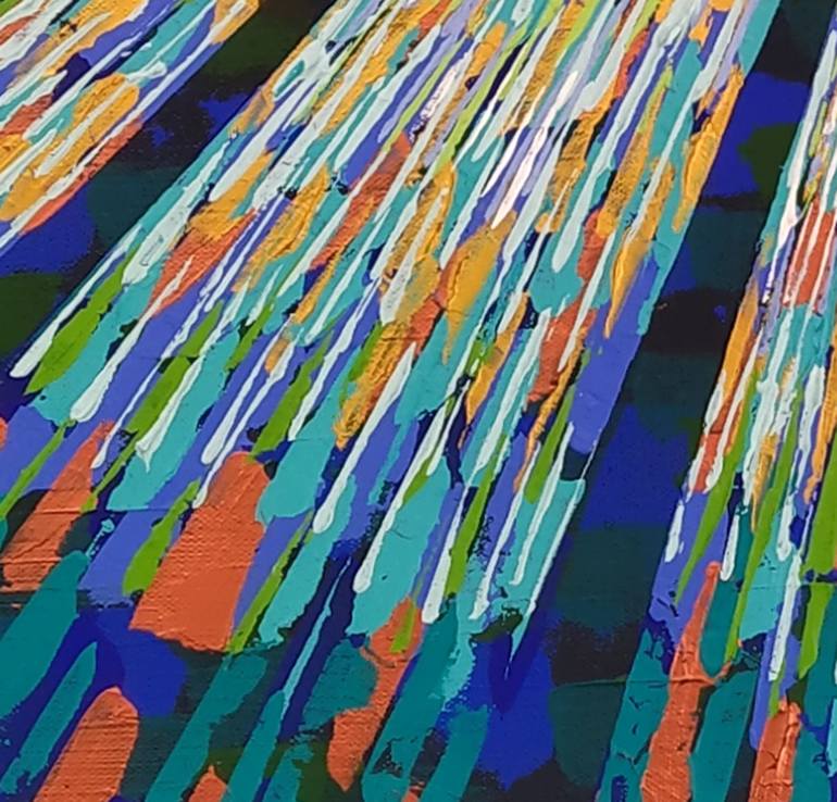 Original Impressionism Abstract Painting by Amanda Horvath