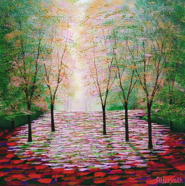 Original Impressionism Landscape Paintings by Amanda Horvath