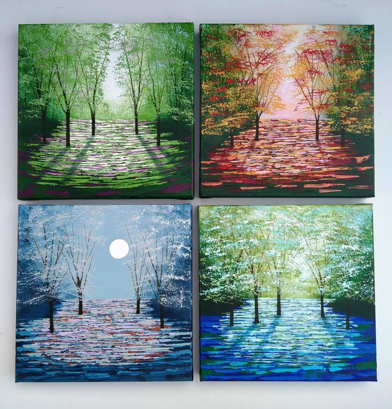 Original Contemporary Landscape Paintings by Amanda Horvath
