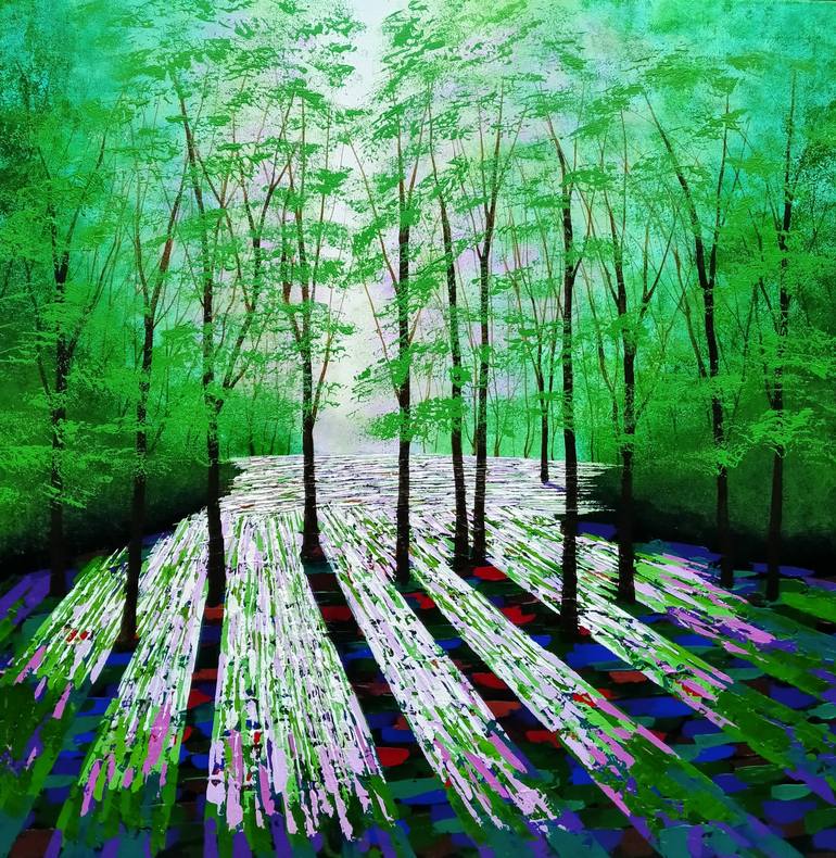 Original Contemporary Landscape Paintings by Amanda Horvath