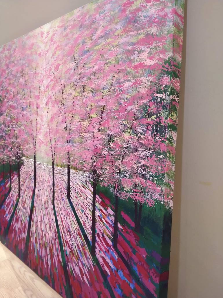 Original Impressionism Landscape Painting by Amanda Horvath