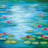 Reflections on Waterlilies by Amanda Horvath