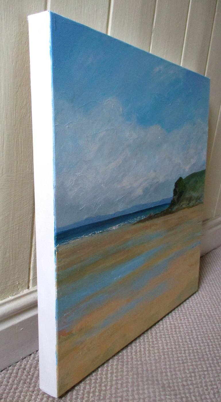 Original Impressionism Seascape Painting by Amanda Horvath