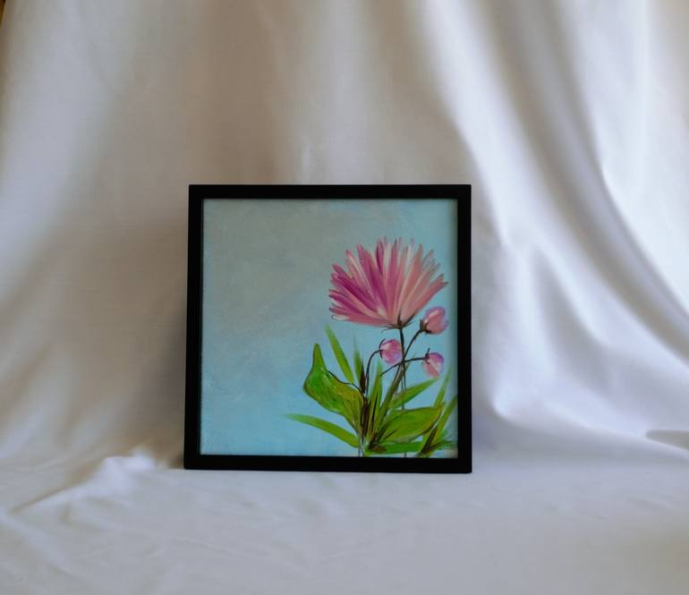 Original Fine Art Floral Painting by Hawra Harianawala