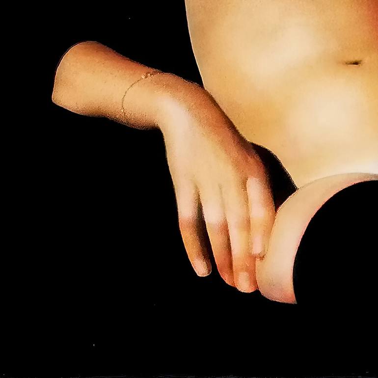 Original Figurative Nude Painting by Daniel Moline de Saint-Yon