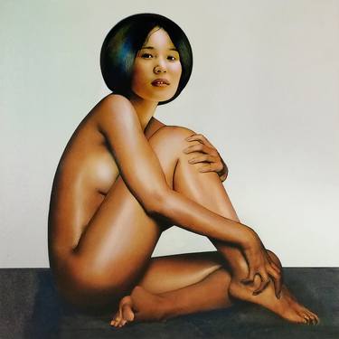 Original Portraiture Nude Paintings by Daniel Moline de Saint-Yon