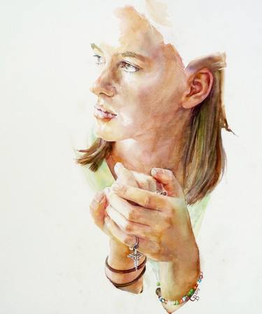 Original Portrait Painting by Catherine Beale