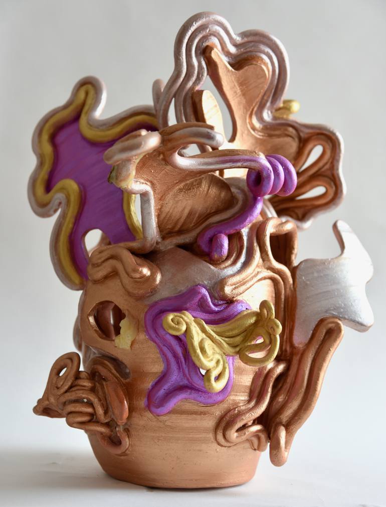 Original Folk Abstract Sculpture by Smriti Kapuria