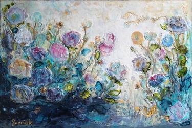 Original Figurative Floral Paintings by Gabrielle Dumont