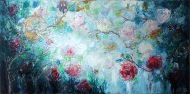 Original Figurative Floral Paintings by Gabrielle Dumont