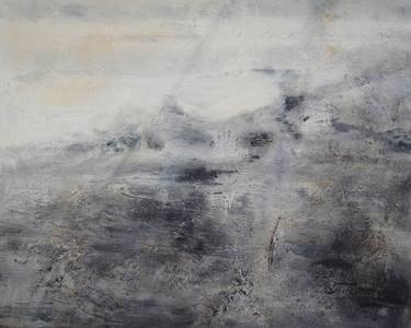 Original Abstract Seascape Paintings by Hilary Hughes