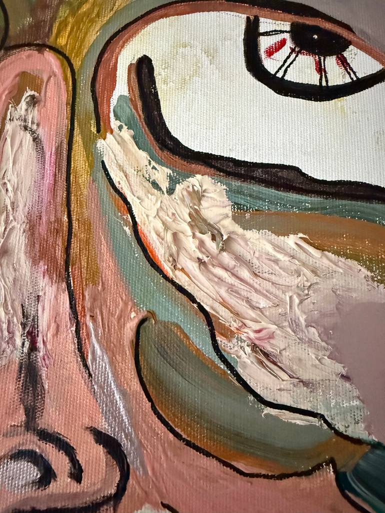 Original Figurative People Painting by Ezgi Demir