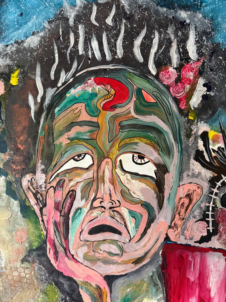 Original Figurative People Painting by Ezgi Demir