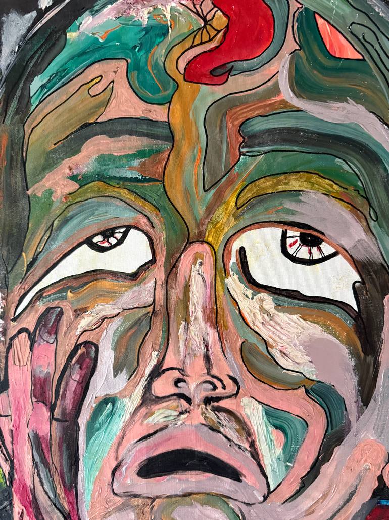 Original Figurative People Painting by Ezgi Demir