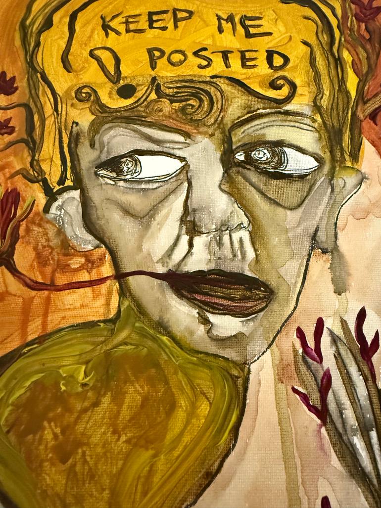 Original Figurative People Painting by Ezgi Demir