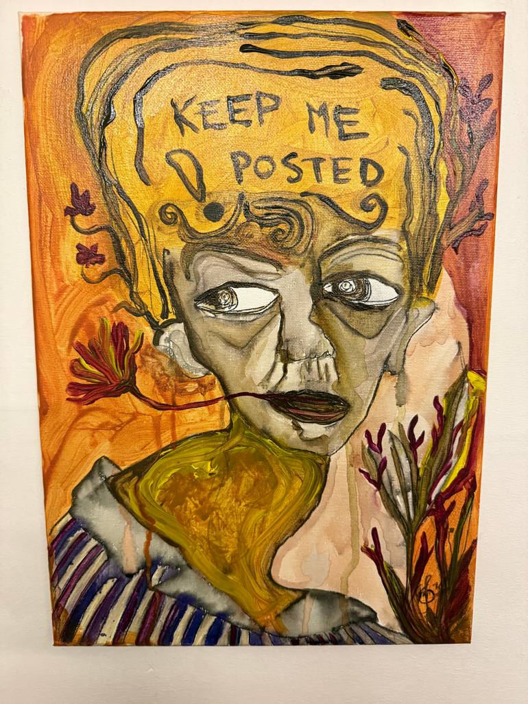 Original Figurative People Painting by Ezgi Demir