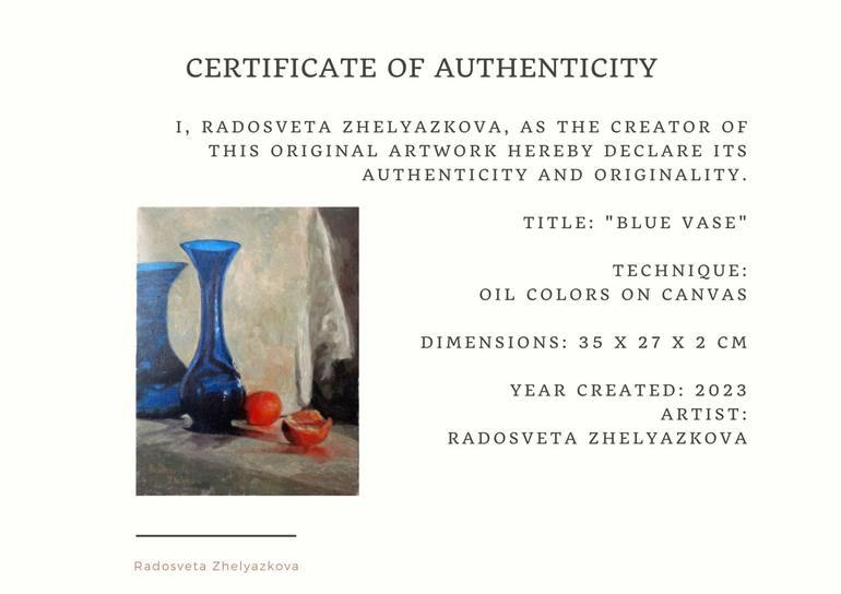 Original Contemporary Still Life Painting by Radosveta Zhelyazkova