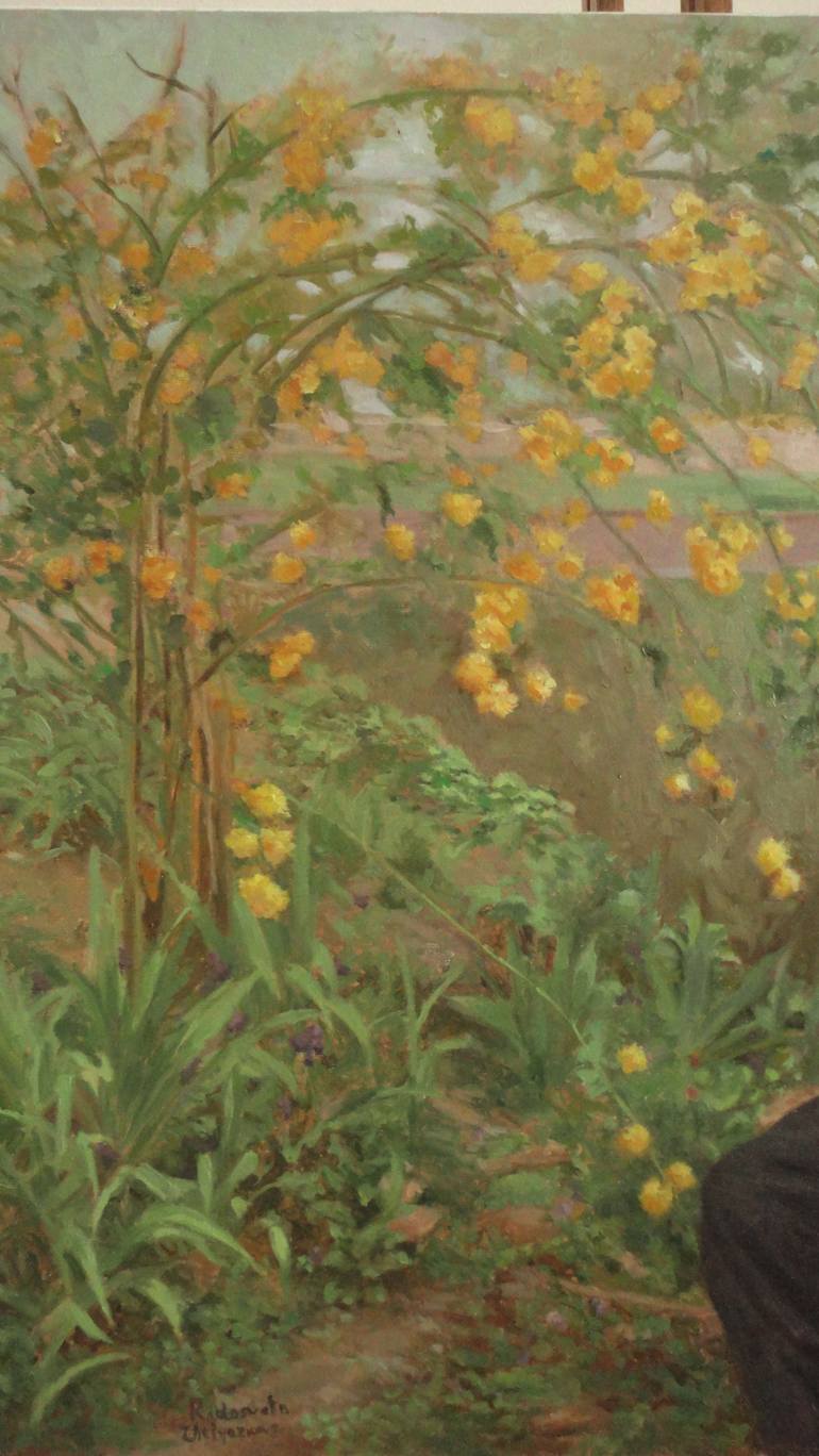 Original Contemporary Garden Painting by Radosveta Zhelyazkova