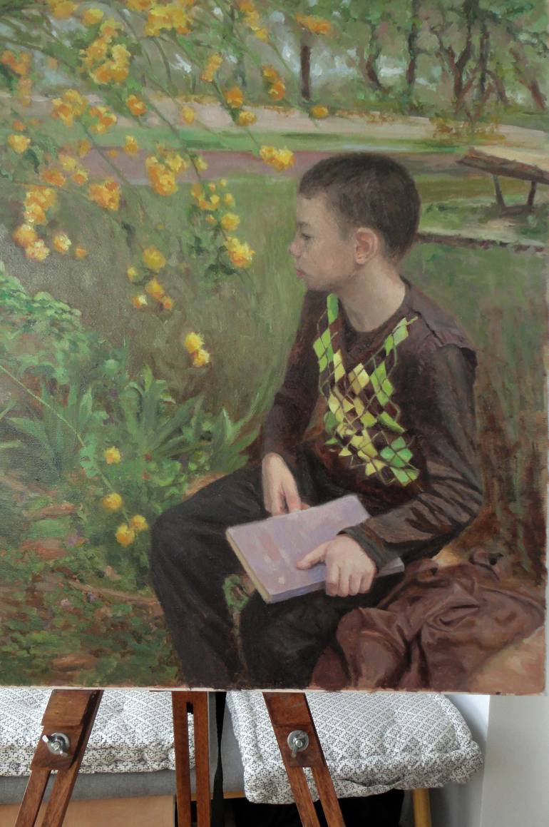 Original Contemporary Garden Painting by Radosveta Zhelyazkova