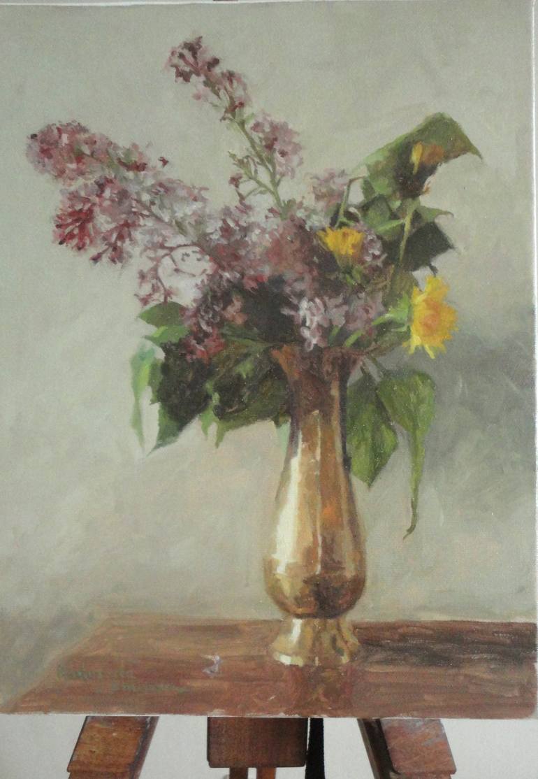 Original Floral Painting by Radosveta Zhelyazkova