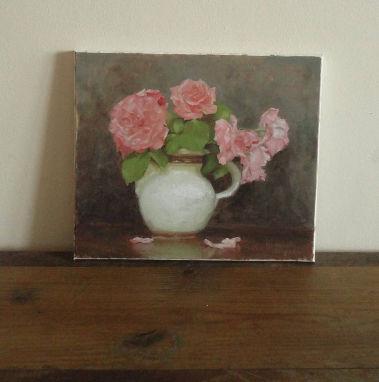 Original Floral Painting by Radosveta Zhelyazkova