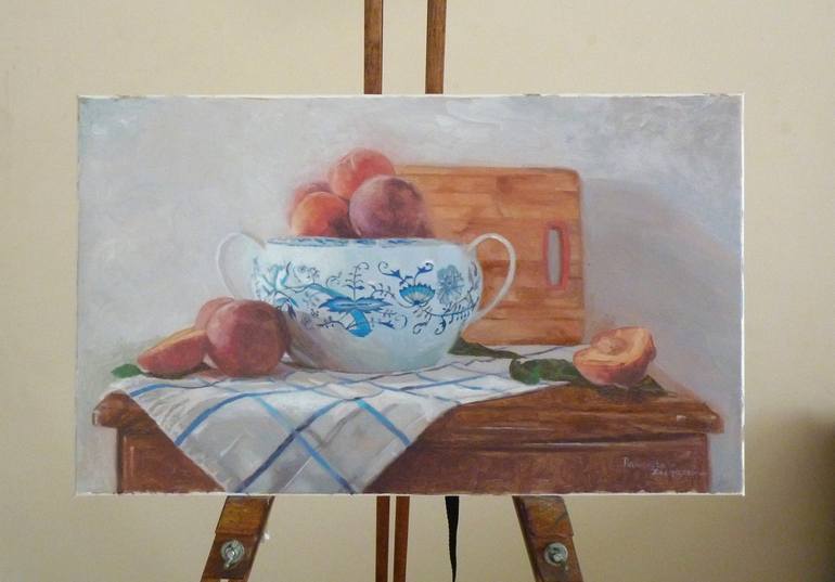 Original Impressionism Still Life Painting by Radosveta Zhelyazkova