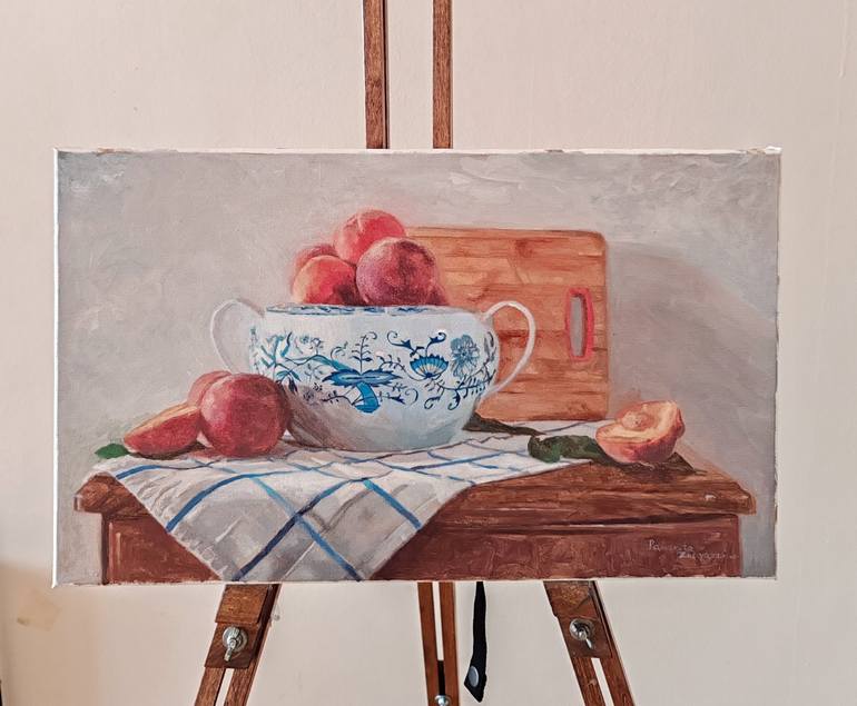 Original Impressionism Still Life Painting by Radosveta Zhelyazkova