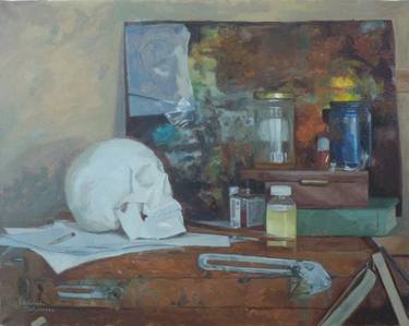 Original Classicism Still Life Paintings by Radosveta Zhelyazkova