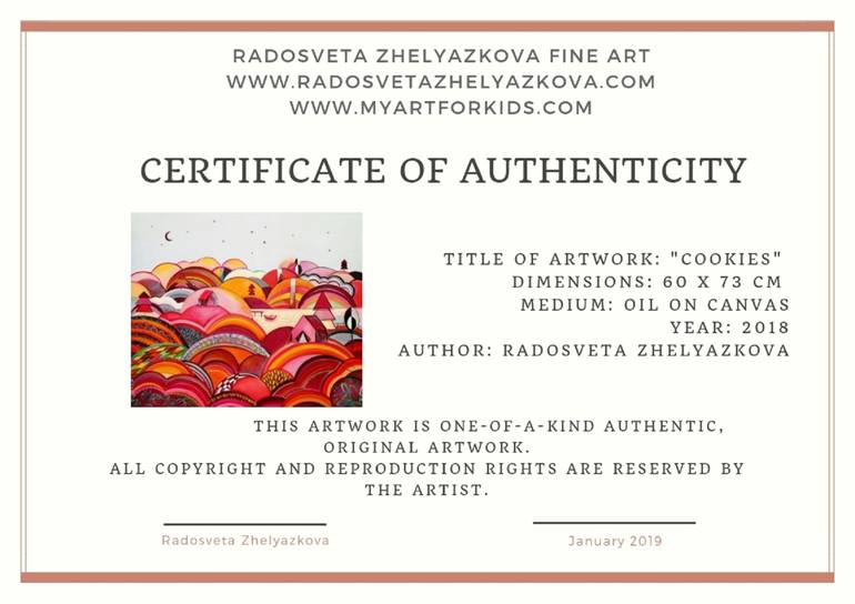 Original Abstract Landscape Painting by Radosveta Zhelyazkova