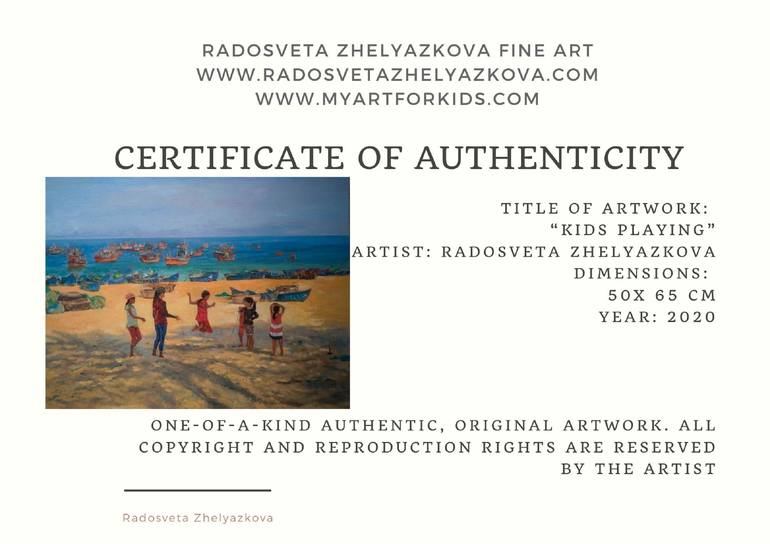 Original Fine Art Seascape Painting by Radosveta Zhelyazkova